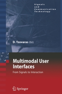 صورة الغلاف: Multimodal User Interfaces 1st edition 9783540783442