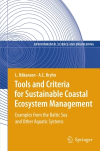 Imagen de portada: Tools and Criteria for Sustainable Coastal Ecosystem Management 9783540783619