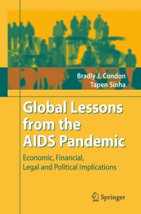 Cover image: Global Lessons from the AIDS Pandemic 9783540783916