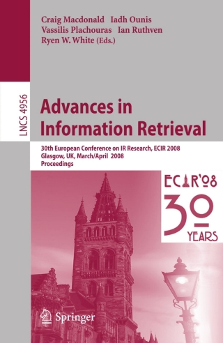 Titelbild: Advances in Information Retrieval 1st edition 9783540786450