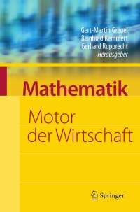 Cover image: Mathematik - Motor der Wirtschaft 1st edition 9783540786672