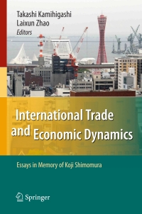 Omslagafbeelding: International Trade and Economic Dynamics 1st edition 9783540786764