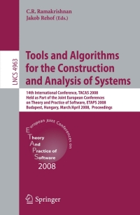 صورة الغلاف: Tools and Algorithms for the Construction and Analysis of Systems 1st edition 9783540787990