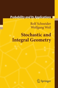Cover image: Stochastic and Integral Geometry 9783540788584
