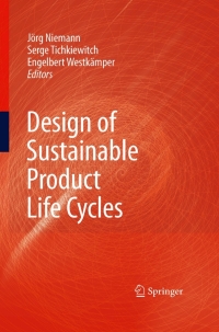 Cover image: Design of Sustainable Product Life Cycles 1st edition 9783540790815