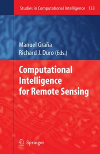 Imagen de portada: Computational Intelligence for Remote Sensing 1st edition 9783540793533