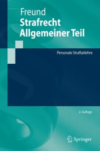 Omslagafbeelding: Strafrecht Allgemeiner Teil 2nd edition 9783540793977