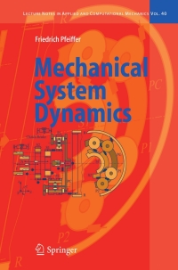 Cover image: Mechanical System Dynamics 9783642098321