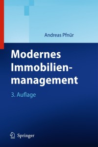 Cover image: Modernes Immobilienmanagement 3rd edition 9783540794677