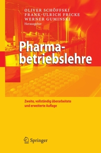 Cover image: Pharmabetriebslehre 2nd edition 9783540795506