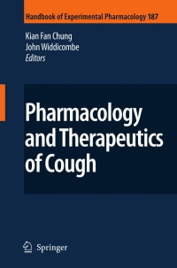 Titelbild: Pharmacology and Therapeutics of Cough 1st edition 9783540798415