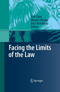 Cover image: Facing the Limits of the Law 1st edition 9783540798552