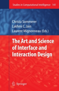 Omslagafbeelding: The Art and Science of Interface and Interaction Design (Vol. 1) 1st edition 9783540798699