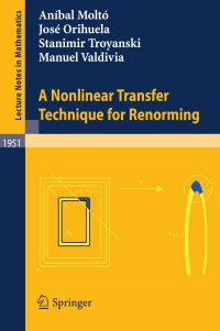 Cover image: A Nonlinear Transfer Technique for Renorming 9783540850304