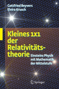 Cover image: Kleines 1x1 der Relativitätstheorie 2nd edition 9783540852018