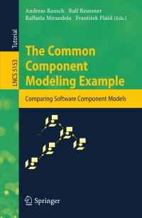 Cover image: The Common Component Modeling Example 1st edition 9783540852889