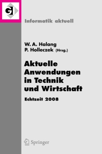 Cover image: Aktuelle Anwendungen in Technik und Wirtschaft Echtzeit 2008 1st edition 9783540853237