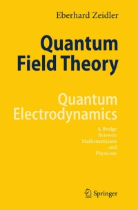 Imagen de portada: Quantum Field Theory II: Quantum Electrodynamics 9783540853763