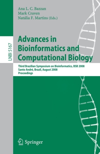 Cover image: Advances in Bioinformatics and Computational Biology 1st edition 9783540855569