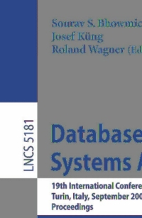 Imagen de portada: Database and Expert Systems Applications 1st edition 9783540856535