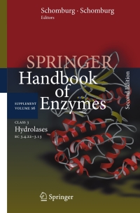 Cover image: Class 3 Hydrolases 2nd edition 9783540857044