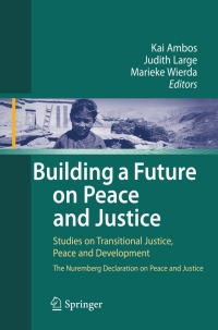 Cover image: Building a Future on Peace and Justice 9783540857532