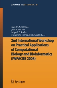 Imagen de portada: 2nd International Workshop on Practical Applications of Computational Biology and Bioinformatics (IWPACBB 2008) 1st edition 9783540858607
