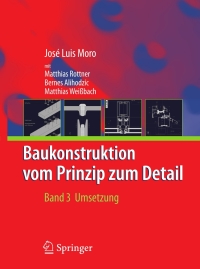 Cover image: Baukonstruktion - vom Prinzip zum Detail 9783540859130