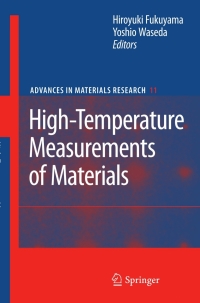 صورة الغلاف: High-Temperature Measurements of Materials 1st edition 9783540859178