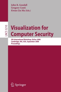 Titelbild: Visualization for Computer Security 1st edition 9783540859338