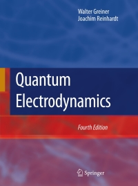 Cover image: Quantum Electrodynamics 4th edition 9783540875604