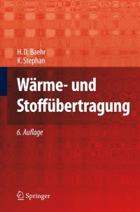 Imagen de portada: Wärme- und Stoffübertragung 6th edition 9783540876885