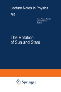 Titelbild: The Rotation of Sun and Stars 1st edition 9783540878308