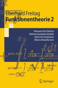 Imagen de portada: Funktionentheorie 2 9783540878964