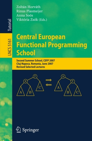 Cover image: Central European Functional Programming School 1st edition 9783540880585
