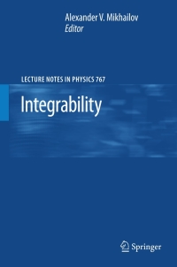 Cover image: Integrability 1st edition 9783540881100
