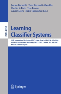 Titelbild: Learning Classifier Systems 1st edition 9783540881377