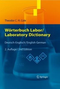 Imagen de portada: Wörterbuch Labor / Laboratory Dictionary 2nd edition 9783540885795