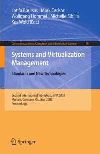 Cover image: Systems and Virtualization Management 1st edition 9783540887072