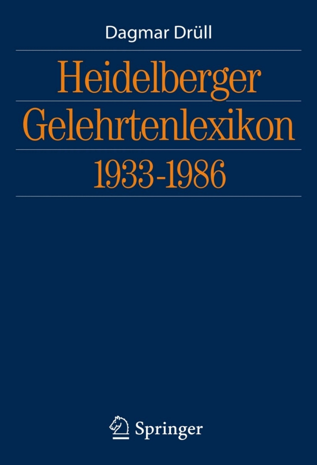 Heidelberger Gelehrtenlexikon 1933-1986