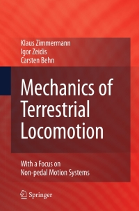 Cover image: Mechanics of Terrestrial Locomotion 9783540888406