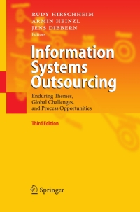 Cover image: Information Systems Outsourcing 3rd edition 9783540888505