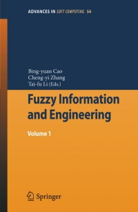 Cover image: Fuzzy Information and Engineering 9783540889137