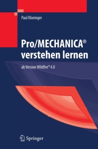 Omslagafbeelding: Pro/MECHANICA® verstehen lernen 9783540890171
