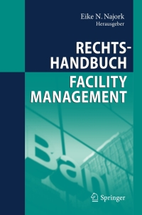 Cover image: Rechtshandbuch Facility Management 1st edition 9783540891628