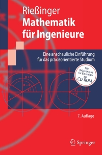 Imagen de portada: Mathematik für Ingenieure 7th edition 9783540892052