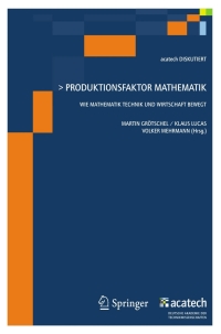 Titelbild: Produktionsfaktor Mathematik 1st edition 9783540894346