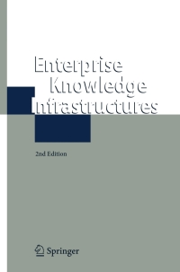 Cover image: Enterprise Knowledge Infrastructures 2nd edition 9783540897675
