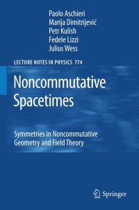 Cover image: Noncommutative Spacetimes 9783540897927