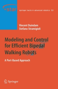 Cover image: Modeling and Control for Efficient Bipedal Walking Robots 9783540899174